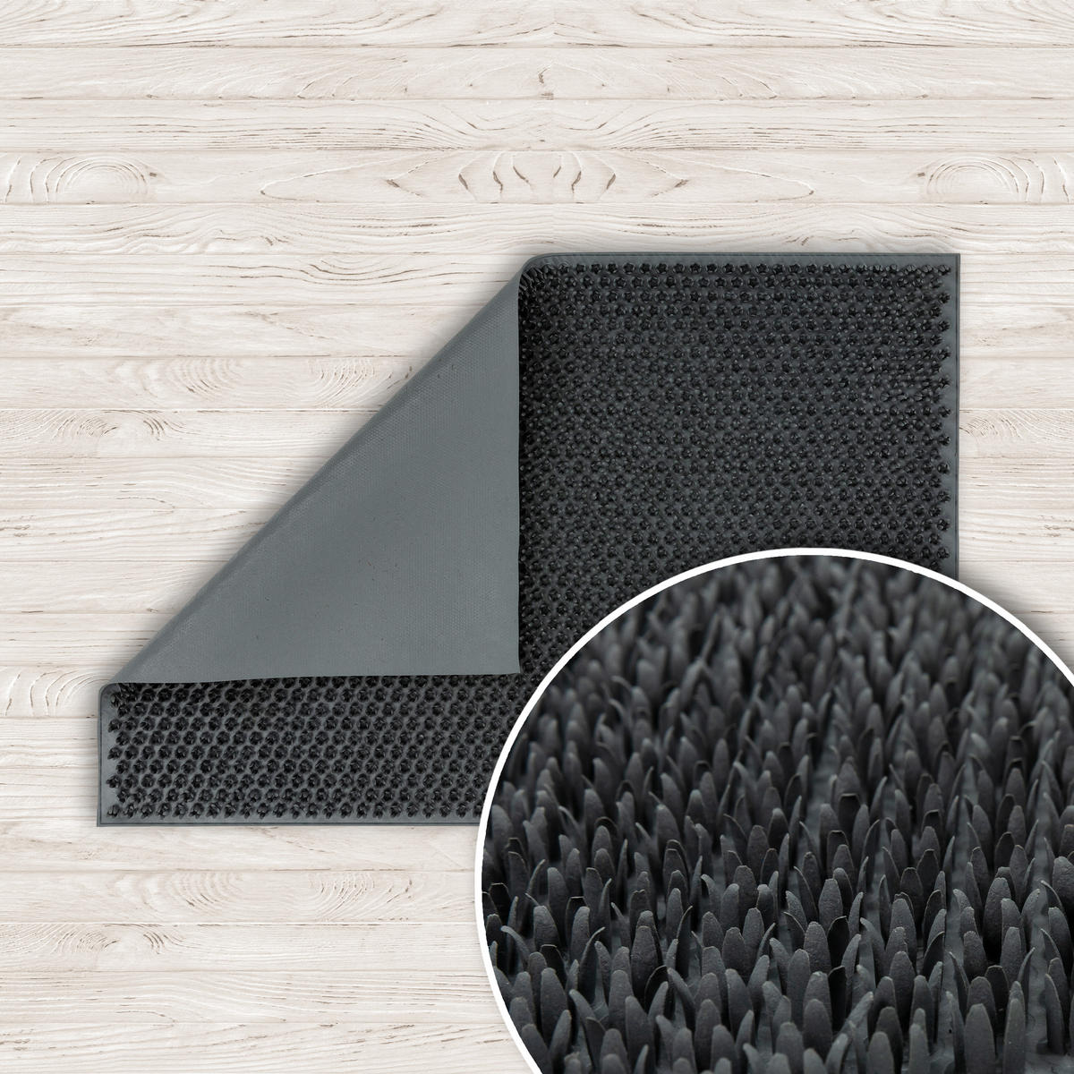 OUTDOOR FUßMATTE SEASON 2ER SET - Grau, Textil (40/60cm) - Astra