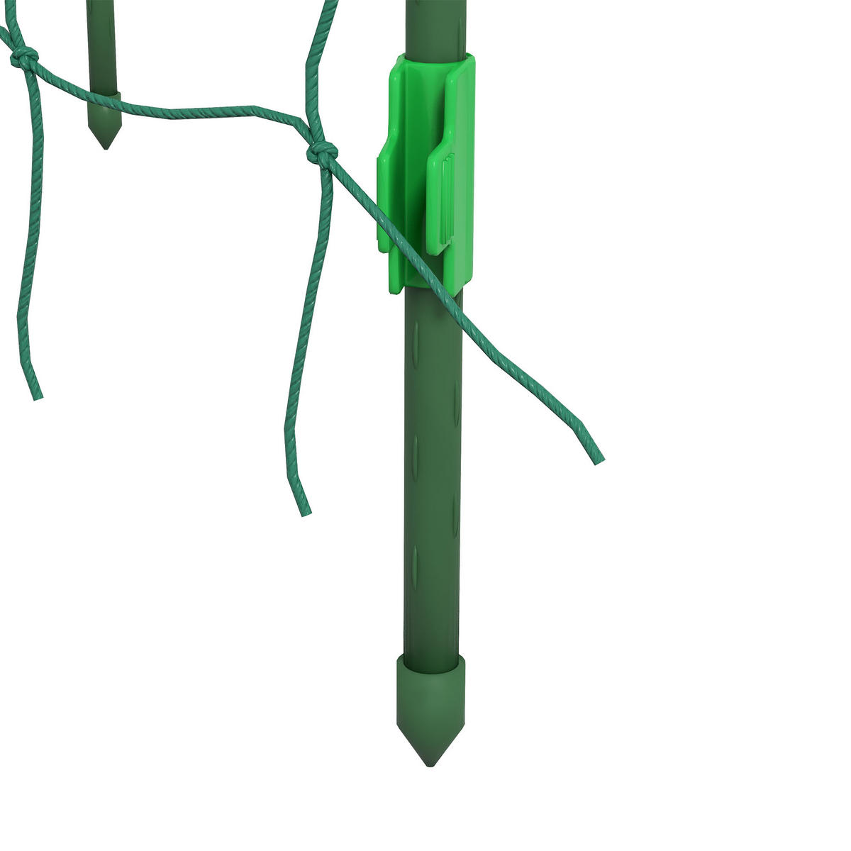 RANKHILFE für Kletterpflanzen, Verstellbares Spalier, für Garten, Balkon, Stahl, Grün - Grün, Kunststoff/Metall (43/183/182cm) - Outsunny