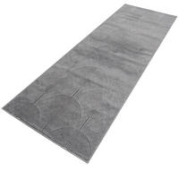 FLACHWEBETEPPICH Boho Anthrazit 80 x 150 cm - Anthrazit, Kunststoff (80/150cm) - TT Home