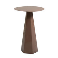 BEISTELLTISCH rund aus Eisen 40cm, taupe - Braun, Metall (40/40/48cm) - Giga Meubel