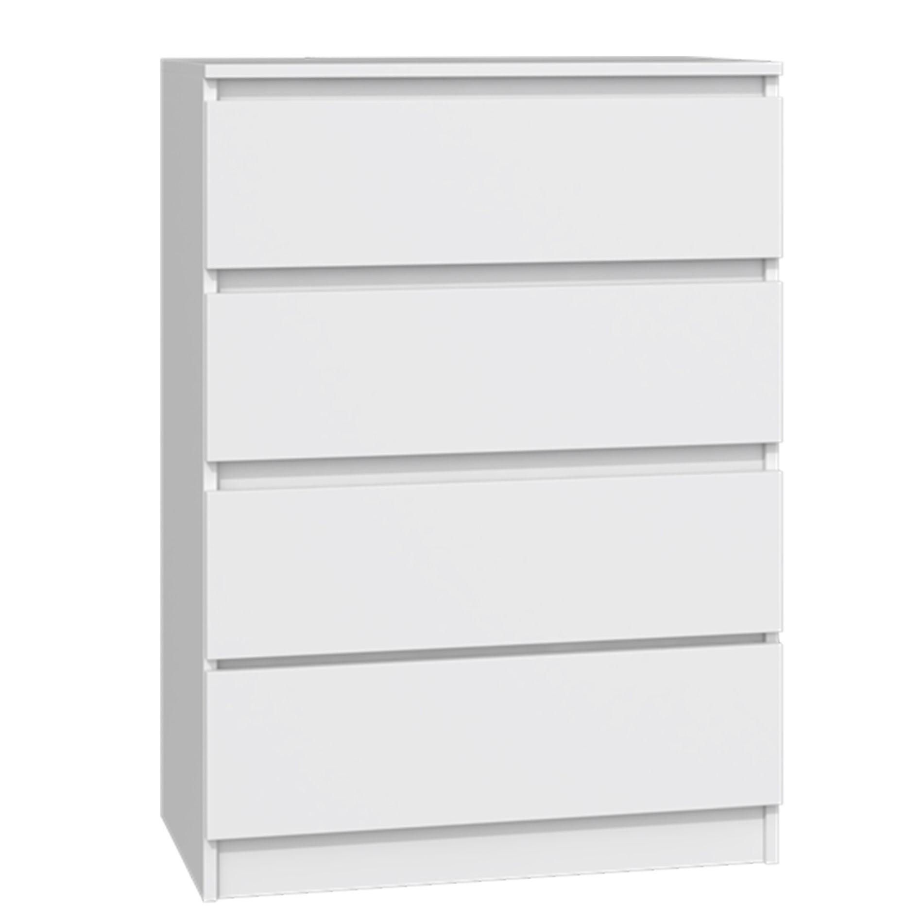 KOMMODE Malwa weiß, 97 x 70 x 40 cm - Weiß, Holzwerkstoff (70/97/40cm) - Selsey