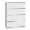 KOMMODE Malwa weiß, 97 x 70 x 40 cm - Weiß, Holzwerkstoff (70/97/40cm) - Selsey