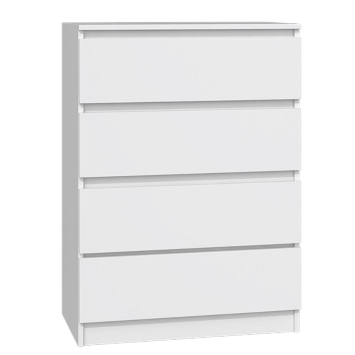 KOMMODE Malwa weiß, 97 x 70 x 40 cm - Weiß, Holzwerkstoff (70/97/40cm) - Selsey
