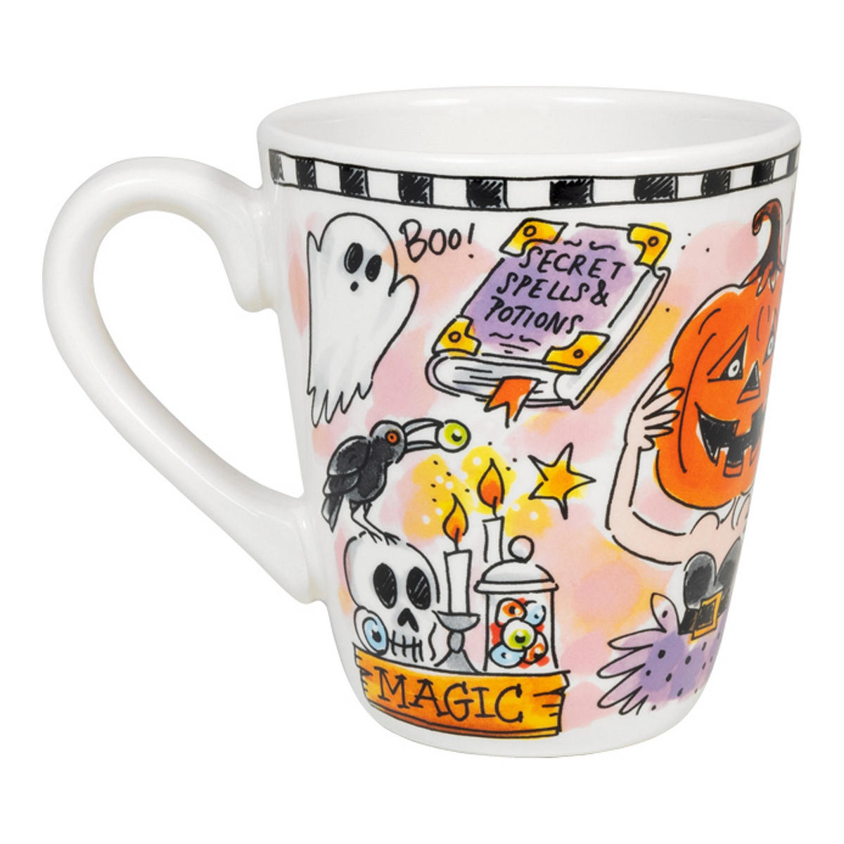 BECHER Halloween in Bunt - 350 ml - Multicolor, Keramik (0.35L) - Blond Amsterdam