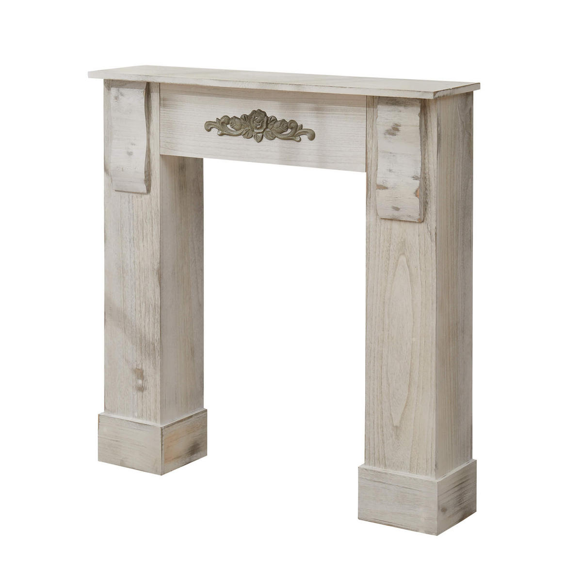 KAMINUMRANDUNG Grau 23/97/99 cm - Grau, Holz (23/99/97cm) - Mobili Rebecca