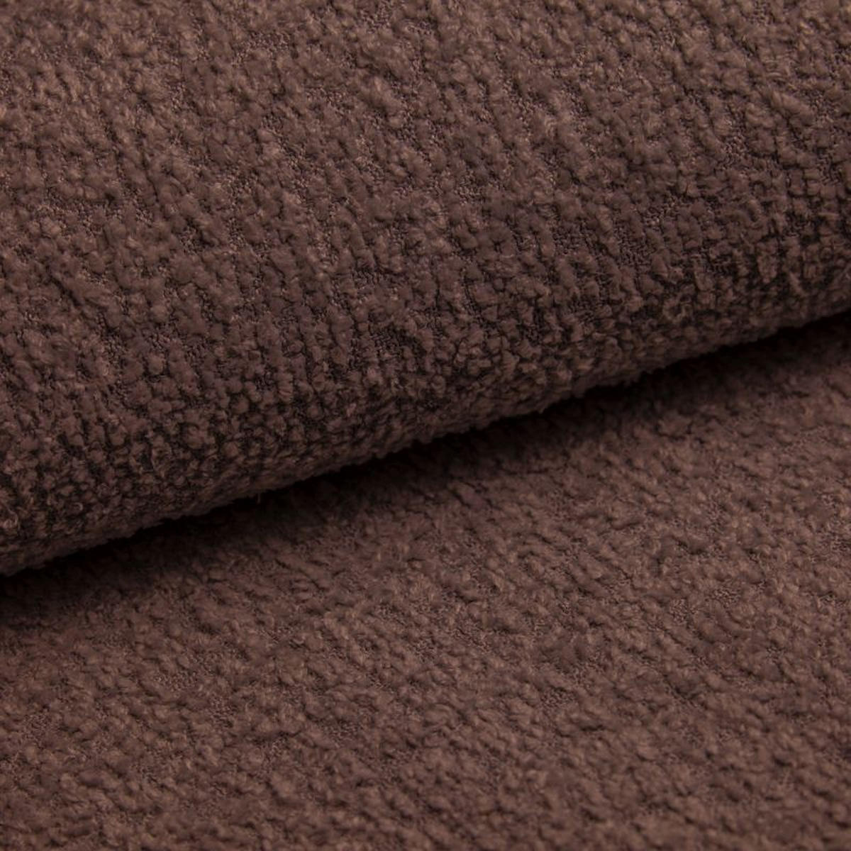 SCHLAFSOFA EMILI, Sofa mit Schlaffunktion und Bettkasten, Farbe: Braun, Bouclé-Stoff - Braun, Textil (212/95/90cm) - Sepro Meble