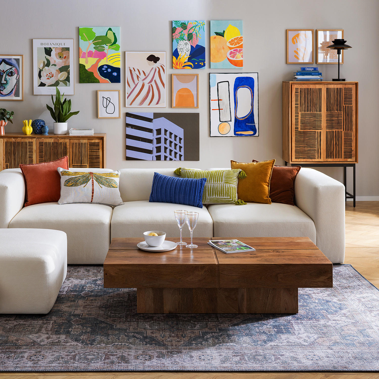 COUCHTISCH - Akazie massiv Dunkel - Akaziefarben, Holz (71/141/35cm) - home24