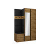GARDEROBEN-SET Orion XXVI - Schwarz/Eiche Artisan, Holzwerkstoff/Kunststoff (116/186/46cm) - MIRJAN24
