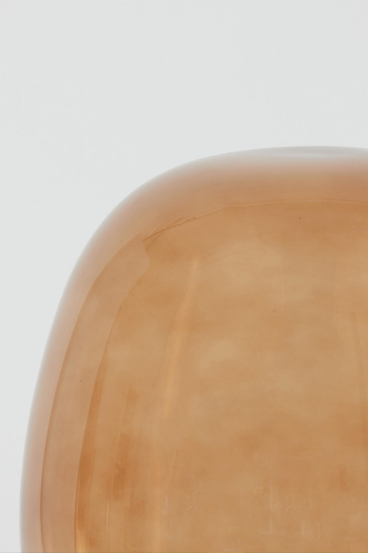 TISCHLAMPE Maysony Braun Ø22/40 cm - Braun, Glas (22/22/40cm) - Light & Living