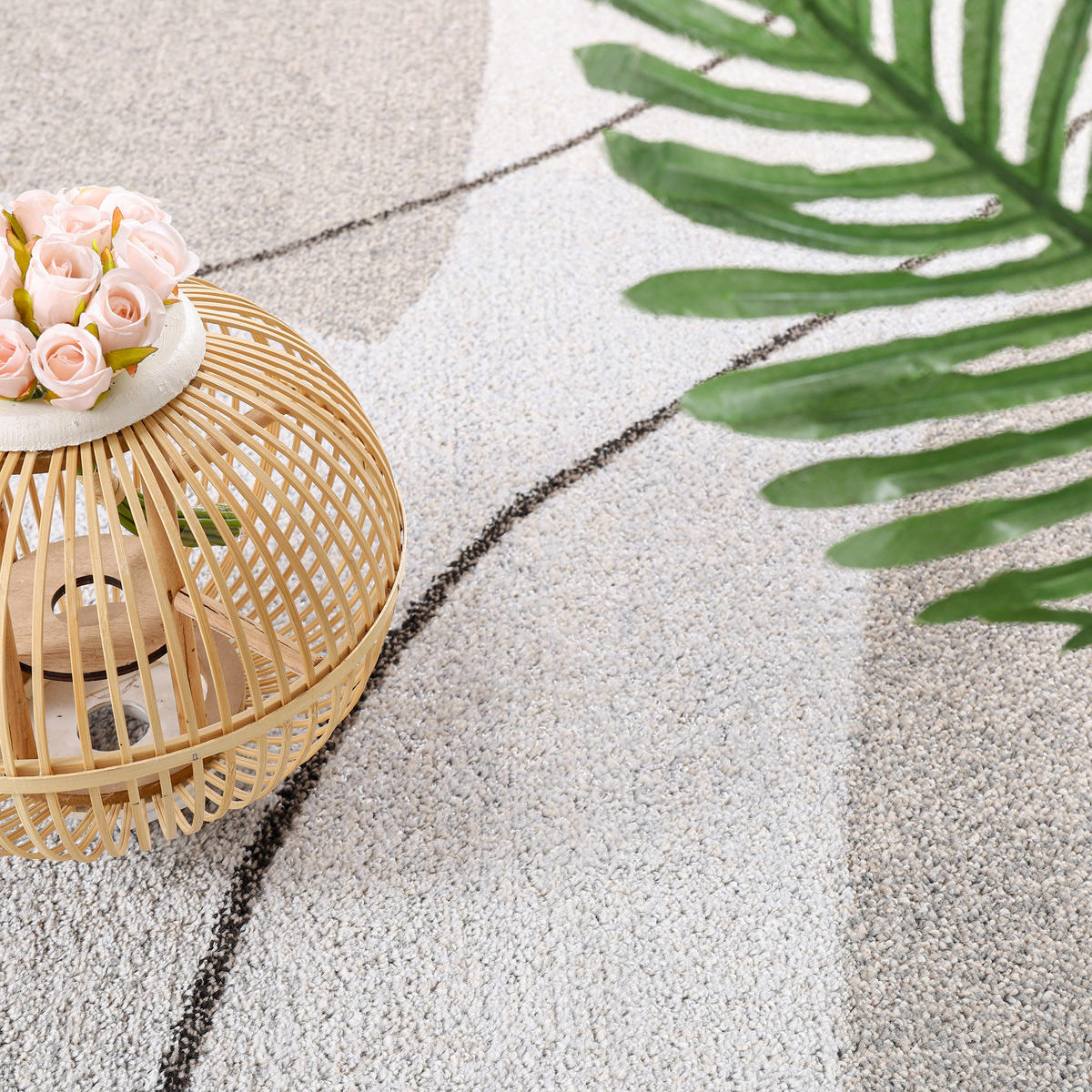 KURZFLORTEPPICH 120/170 cm Fiesta 126 - Beige, Textil (120/170cm) - Paco Home