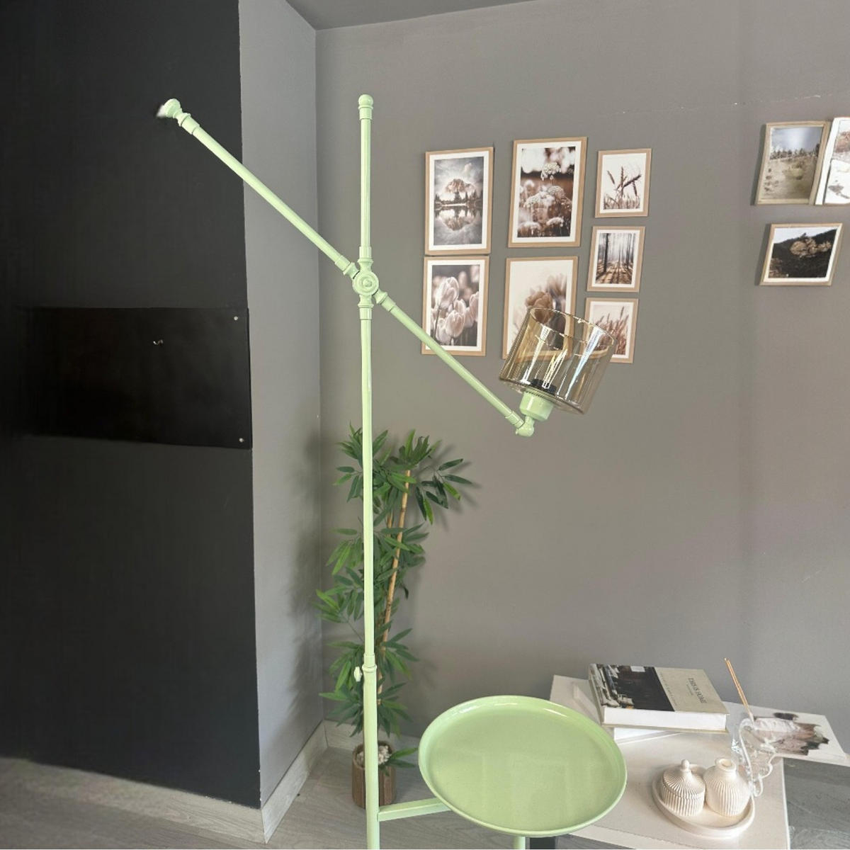 PENDELLEUCHTE Vintage 115/120 cm - Goldfarben/Schwarz, Metall (120/115/170cm) - Bamyum