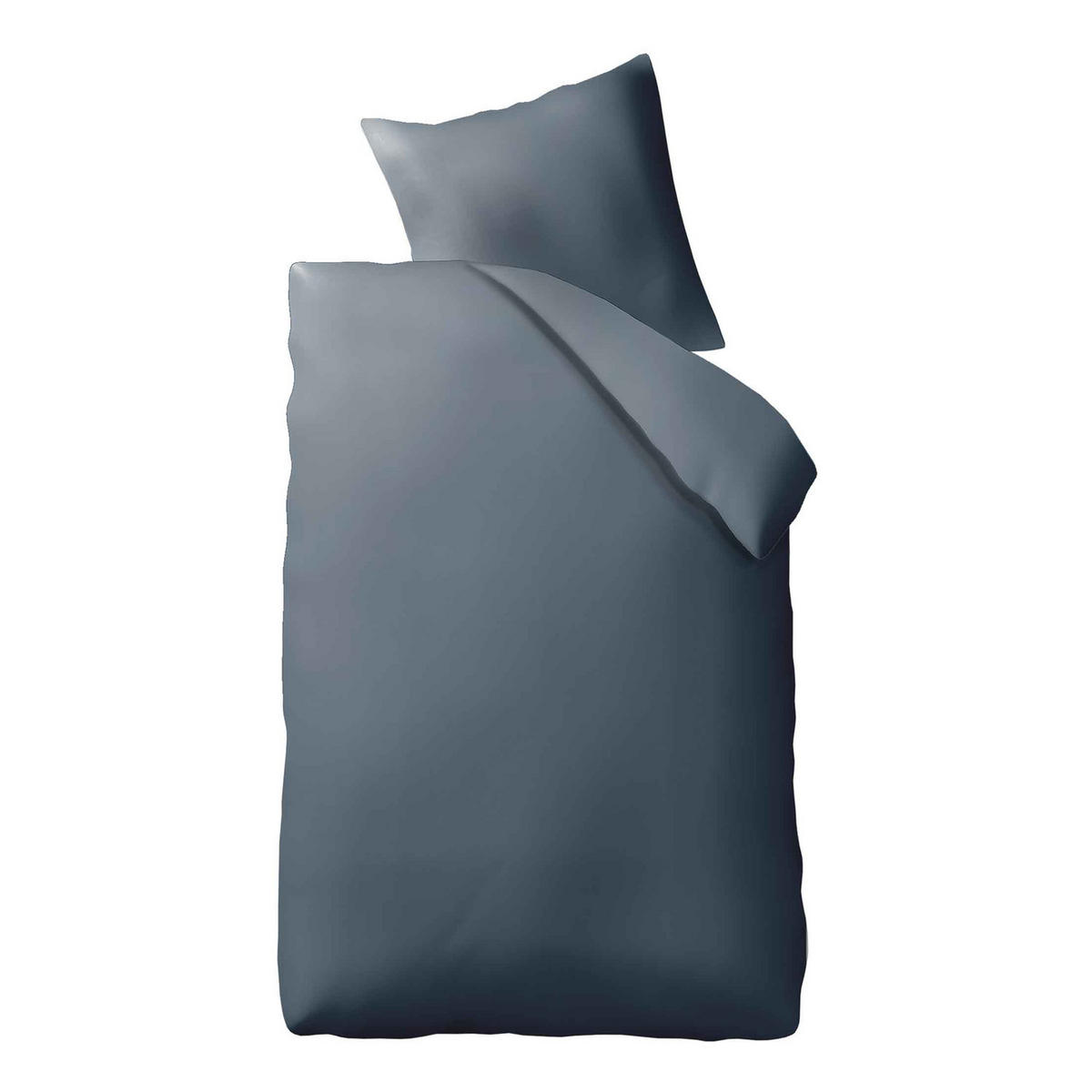 MAKOSATIN BETTWÄSCHE Nightlife Deluxe aus Baumwolle 155 x 220 cm - Dunkelblau, Textil (135/200cm) - Butlers