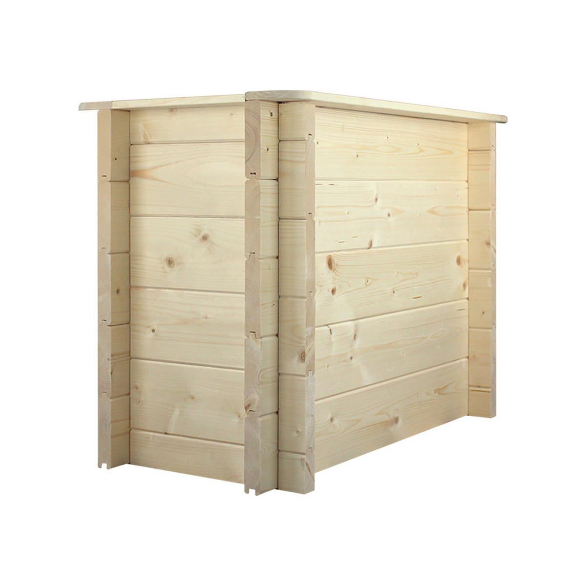 HOCHBEET HOLZ - 78x38xH57 cm - M612 - Beige, Holz (38/57/78cm) - Timbela