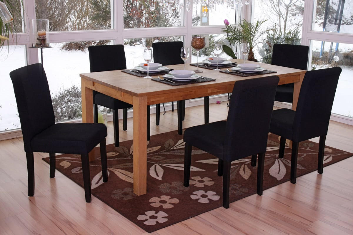 ESSZIMMERSTUHL Schwarz - Schwarz, Textil (43/90/56cm) - MCW