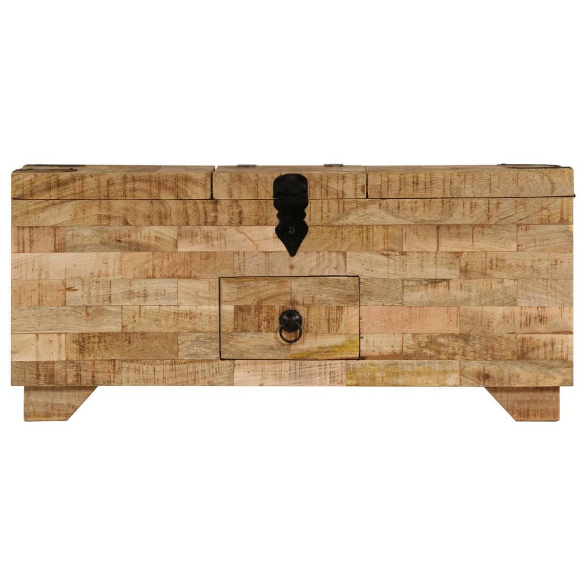 COUCHTISCH Massivholz Mango 80x40x35 cm - Braun, Holzwerkstoff (80/40/35cm) - furnicato