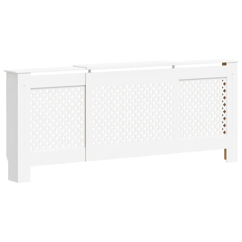 vidaXL Heizkörperabdeckung Weiß 20.5x82x205 cm