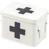 MEDIZINBOX, weiß, Metall - Weiß, Metall (22.5/15.5/16.5cm) - eluno