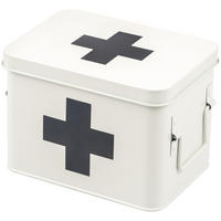 MEDIZINBOX, weiß, Metall - Weiß, Metall (22.5/15.5/16.5cm) - eluno