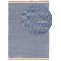 WOLLTEPPICH Karla Blau 200x300 cm - Blau, Textil (200/1cm) - KUNSTLOFT