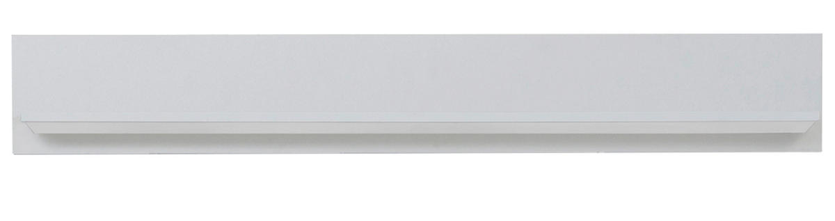 WANDBOARD weiß Landhaus, Wandregal 139 x 21 cm Bücherregal - Weiß, Holzwerkstoff (139/21/18cm) - Top.Furn