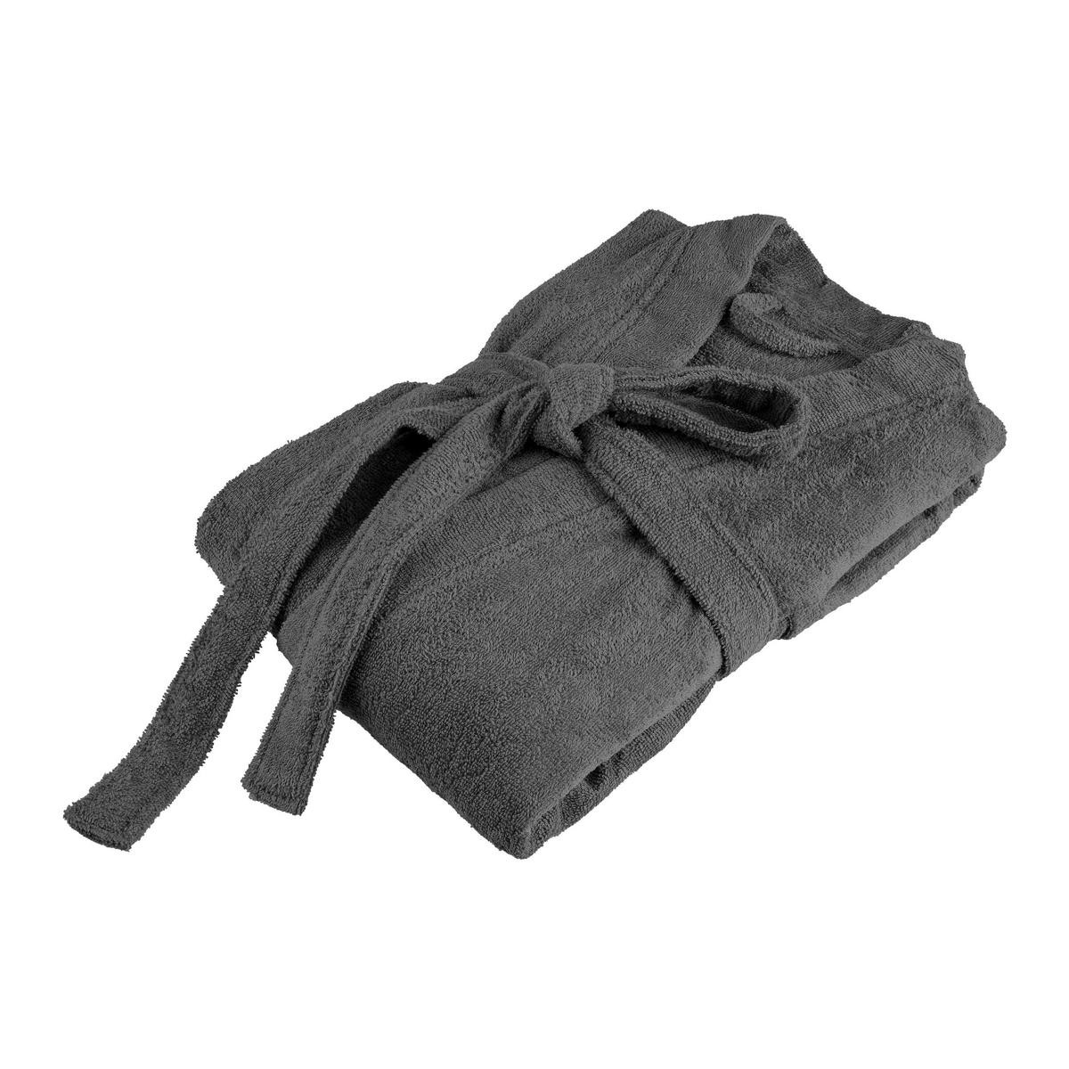 BADEMANTEL Melanie Anthrazit L/XL - Anthrazit, Textil (Einheitsgrößenull) - Mömax