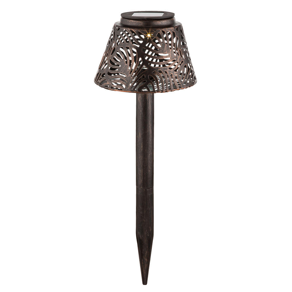 LED AUSSENLEUCHTE Metall Kupfer - Kupferfarben, Metall (13.8/13.8/27cm) - Globo Lighting