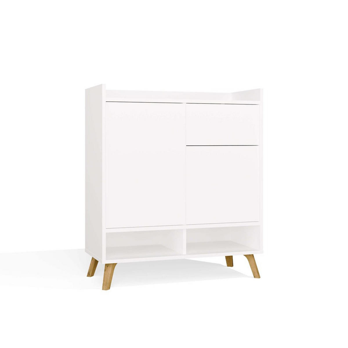 BYRÅ Vit 80/92/35 - Vit, Träbaserade material (80/92/35cm) - RAUMHIRSCH FURNITURE