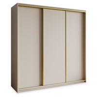 SCHWEBETÜRENSCHRANK NISSE 200/205/60 cm 3-türig Kaschmir - Kaschmir, Holzwerkstoff (200/205/60cm) - MASSENO