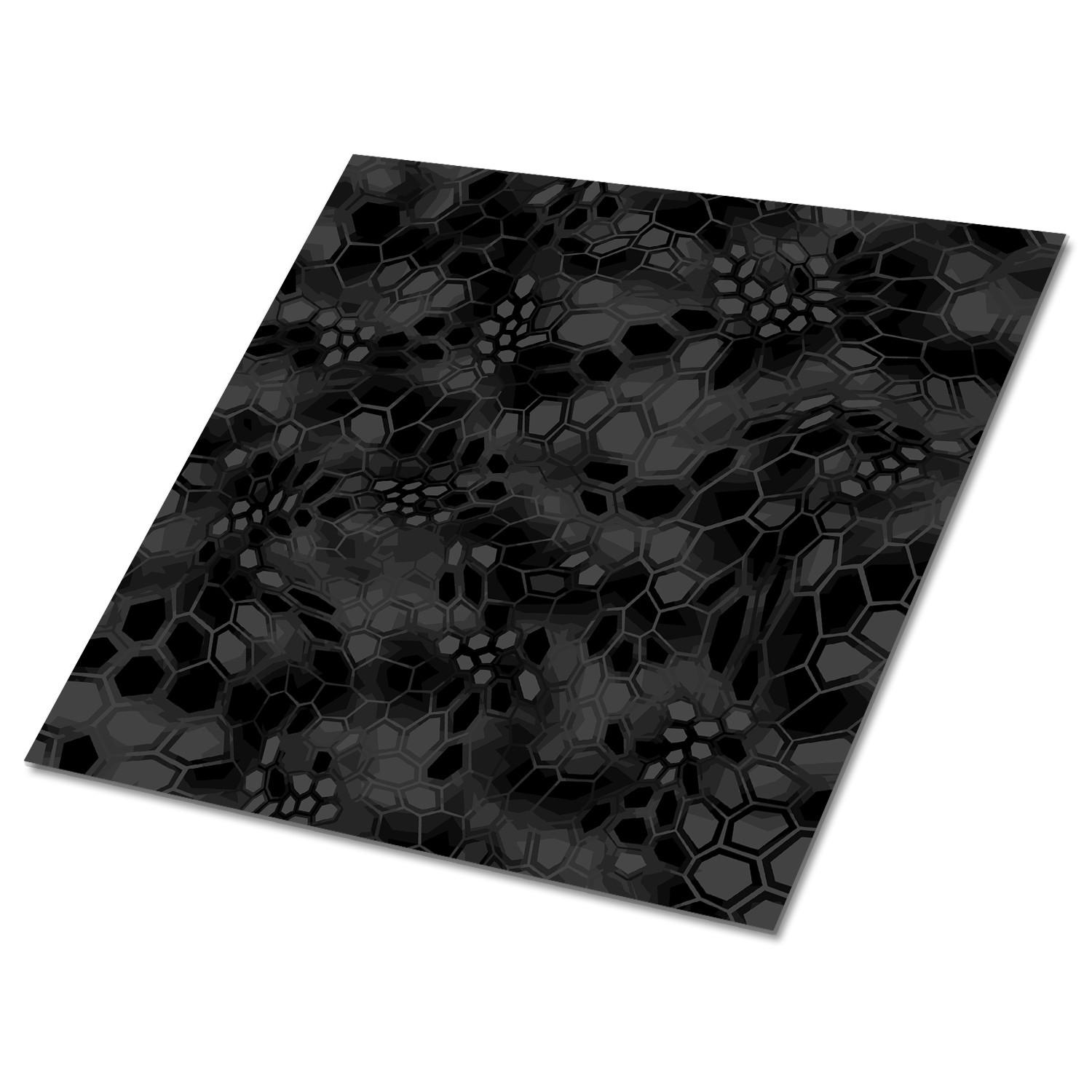 TULUP SAMOLEPICÍ OBKLADY NA STĚNU 9 ks 30x30 cm Vojenská kamufláž