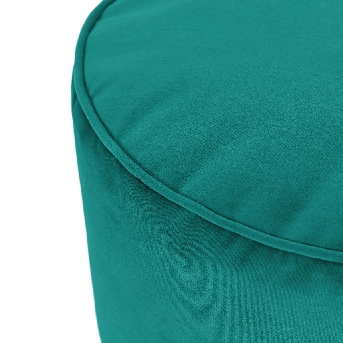 SITZPOUF Rund Milano - Grün, Textil (55/35/55cm) - icon