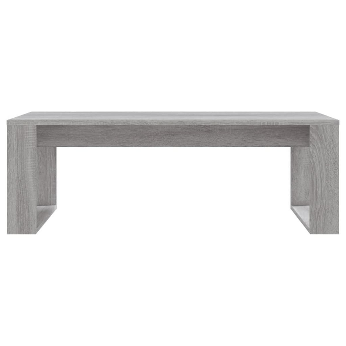 COUCHTISCH Grau Sonoma 102x50x35 cm Holzwerkstoff - Grau, Holzwerkstoff (50/102/35cm) - furnicato