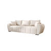 SOFA MOLISA mit Schlaffunktion COSMIC 10 mit Stauraum - Beige, Textil (86/82/246cm) - Bedante