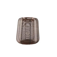 WINDLICHT Adeta Bronze 22.5/22.5/24 cm - Bronzefarben, Metall (22.5/24/22.5cm) - Light & Living