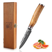 OFFICEMESSER 9 cm - Braun, Holz/Metall (21cm) - Zayiko