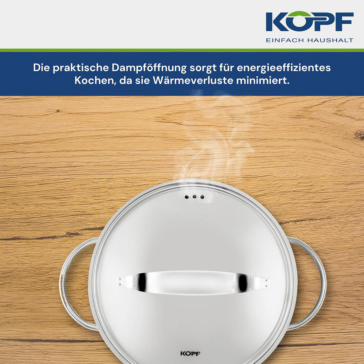TOPFSET Stilo, Edelstahl, Induktion, 10-teilig - Silberfarben, Metall - KOPF
