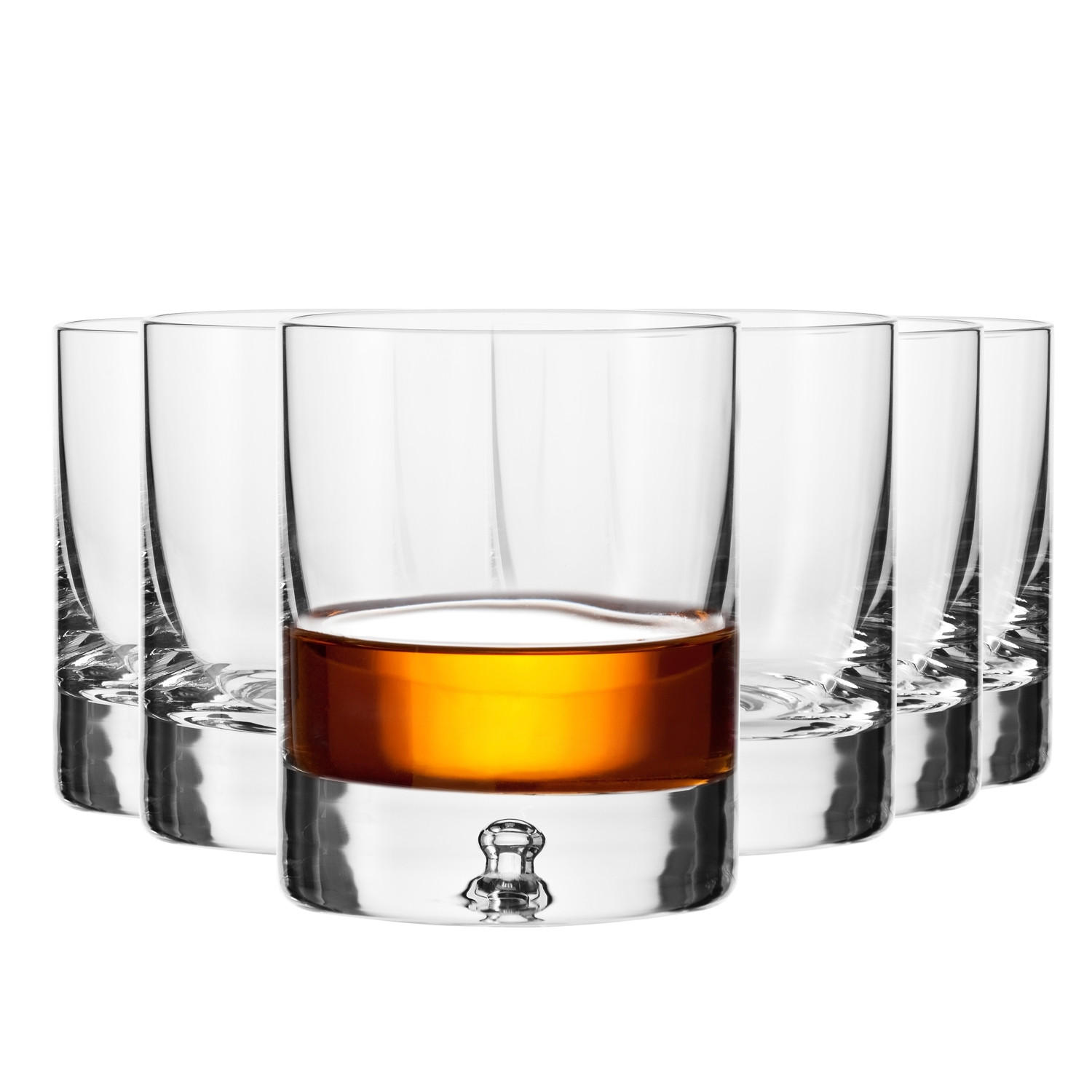 WHISKYGLÄSER, 6er-Set, 250 ml - Transparent, Glas (0.25L) - Krosno Glass