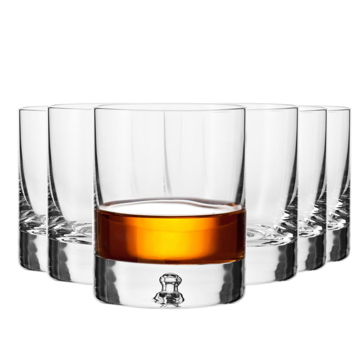 WHISKYGLÄSER, 6er-Set, 250 ml - Transparent, Glas (0.25L) - Krosno Glass