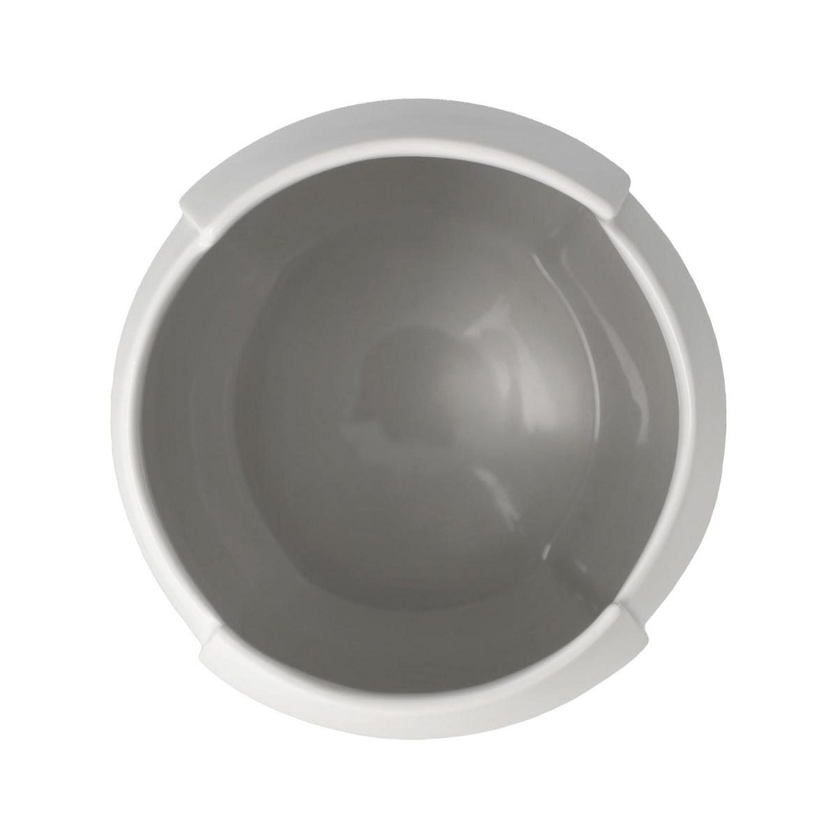 VASE Ova weiß 16 cm - Weiß, Keramik (16cm) - Goebel