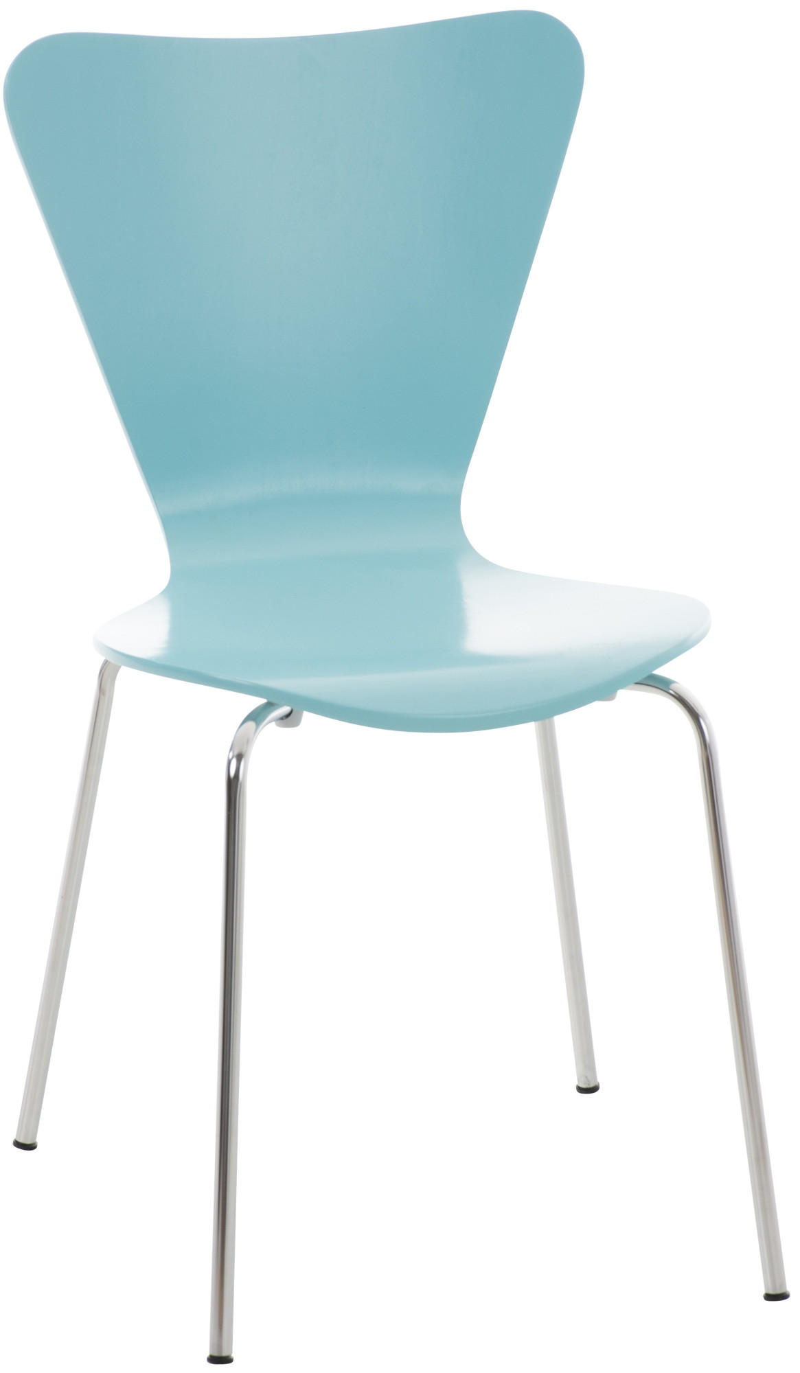 Deluke Besucherstuhl Hellblau 45x85x49 cm