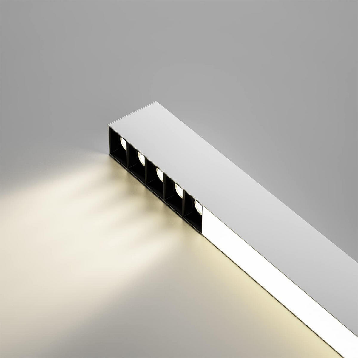LED-DECKENLEUCHTE Ritter 80/3.5/5.5 cm - Weiß, Metall (80/3.5/5.5cm) - Nettlife