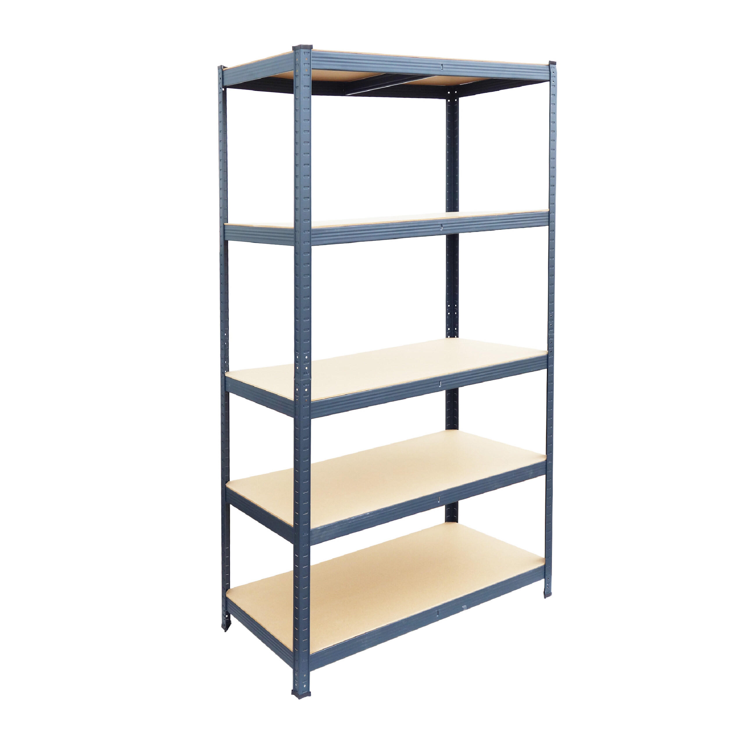Relaxdays REGÁL Antracit těžkotonážní 5 polic 180 cm
