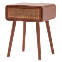 NACHTTISCH Rechteckig Braun 42 x 34 x 50 cm - Braun, Holz (42/50/34cm) - Nordlys