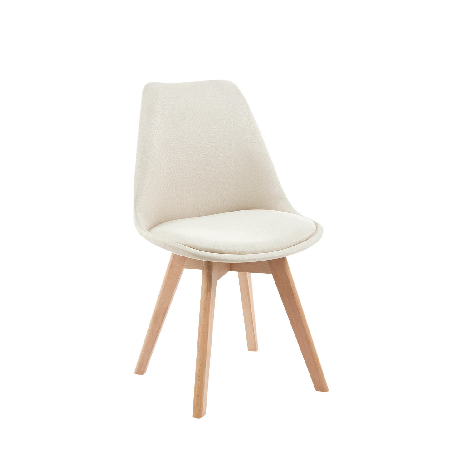 ESSZIMMERSTUHL Kler Beige 49 cm x 82 cm - Beige, Textil (49/82/54cm) - Klast Home