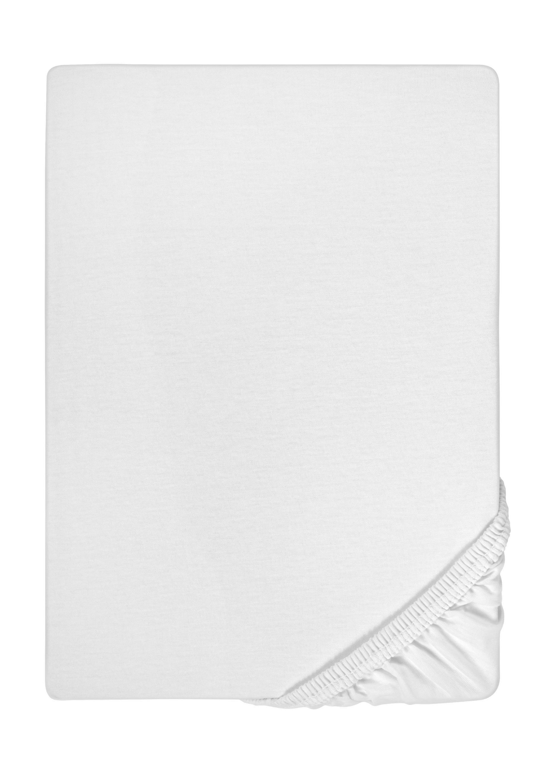 biberna Spannbetttuch Weiß 200x220 cm