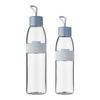 TRINKFLASCHEN ELLIPSE Nordic Blue 500 ml & 700 ml 2er Set - Hellblau, Kunststoff (0.7L) - Mepal