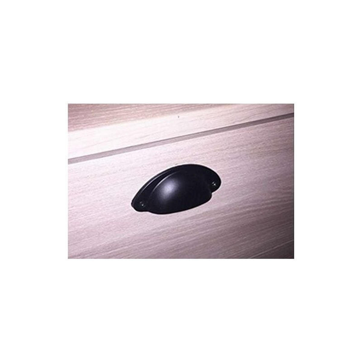 MÖBELGRIFF Schwarz 12er-Set 82 mm - Schwarz, Metall (8.2/3/8.2cm)