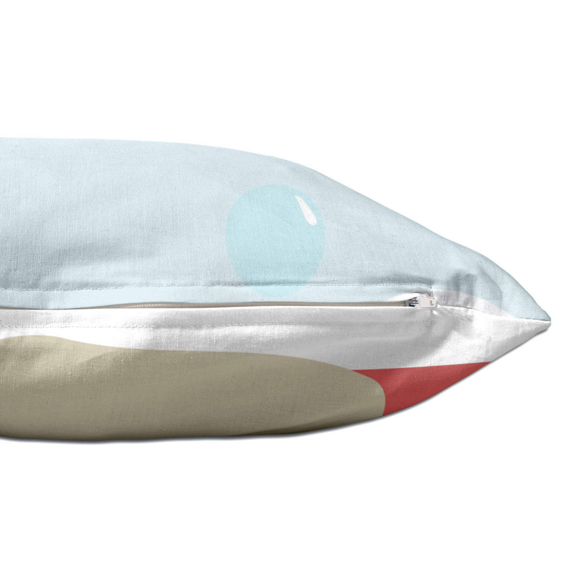 KISSENBEZUG yellow submarine 50x30 cm mehrfarbig - Multicolor, Textil (50/30cm) - Happy Friday