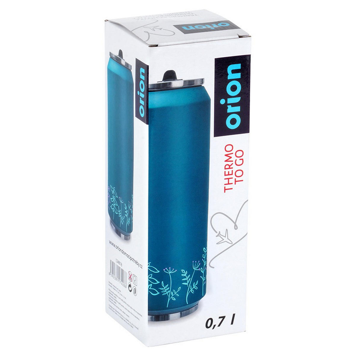 THERMOBECHER Dose Louka 700 ml Blau - Blau, Metall (0.7L) - Orion 