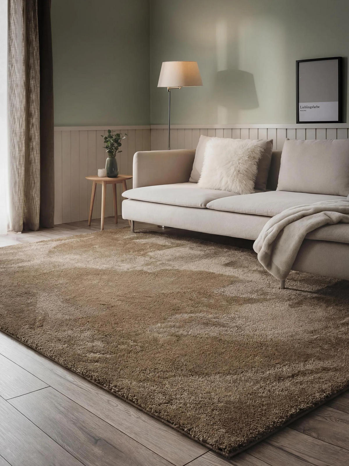 HOCHFLORTEPPICH Soda Beige 120x170 cm - Beige, Textil (120/170cm) - benuta Nest