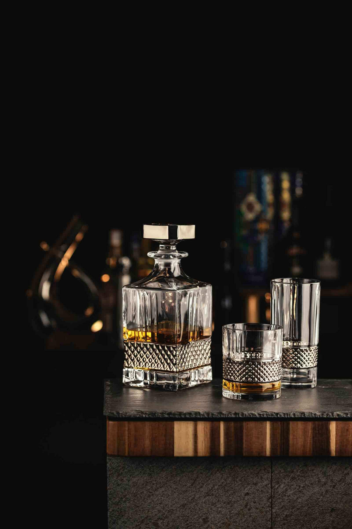 WHISKY KARAFFE Glen transparent 850 ml - Transparent, Glas (0.85L) - Eisch